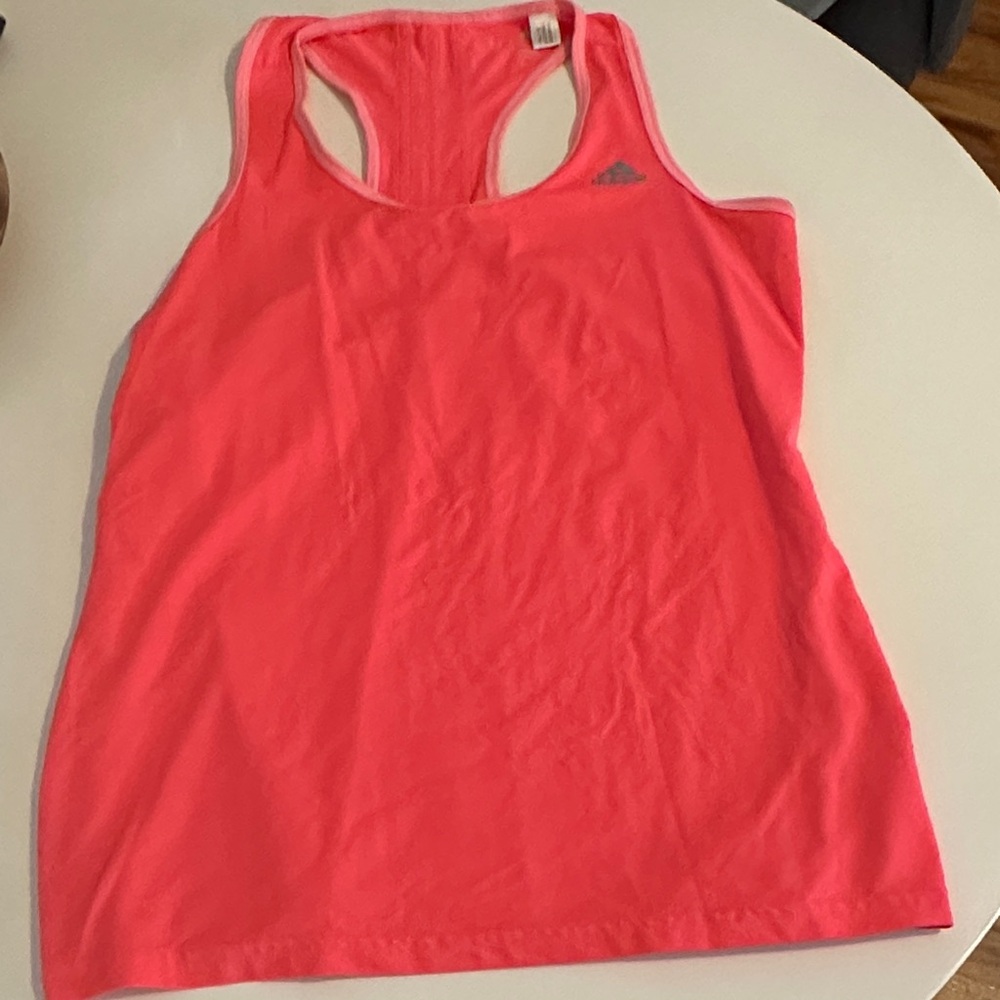 Adidas Women's Bright Pink Tank Top